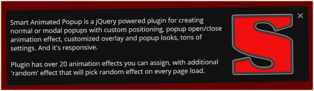 Custom styling for popup and different ways to add content