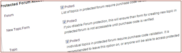 Control how forums restrictions are applied